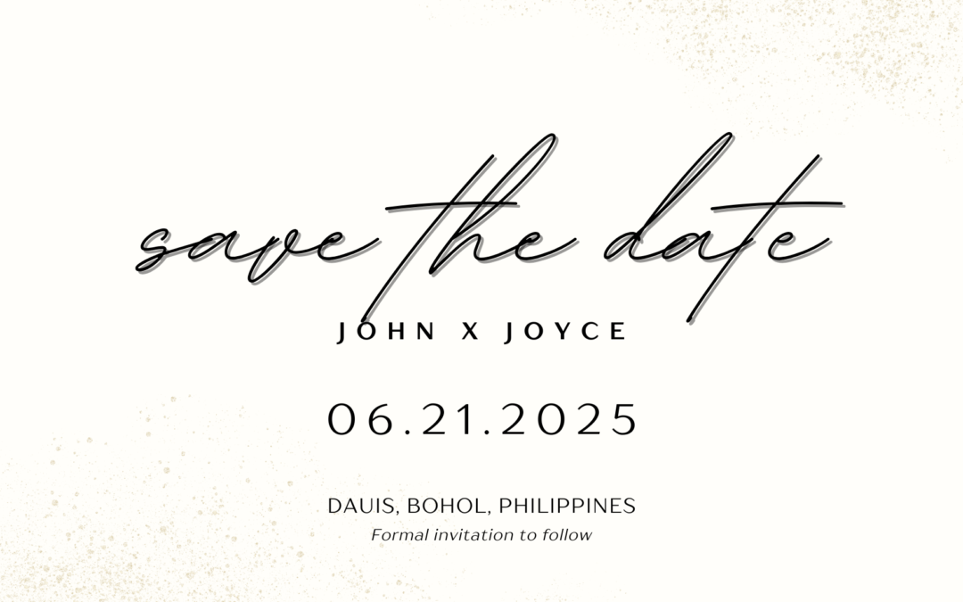 You are Invited! –  John & Joyce