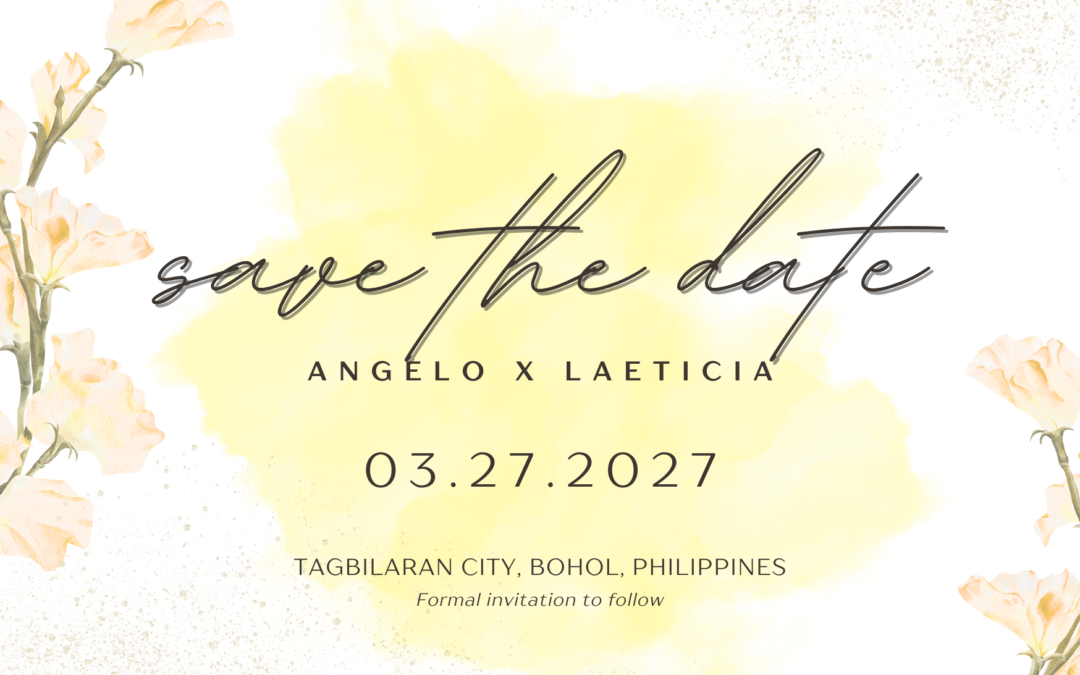 You are Invited! – Angelo & Laeticia Wedding